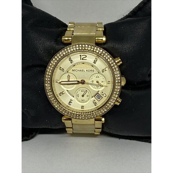 Michael Kors Parker MK5632 Womens Stainless Steel Analog Dial Quartz Watch MP709 - Picture 1 of 12
